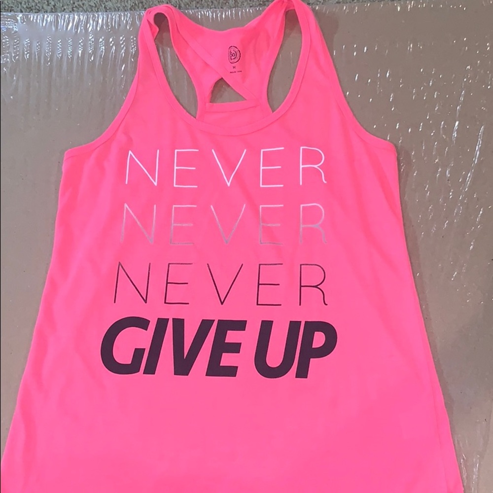 Pink tank top